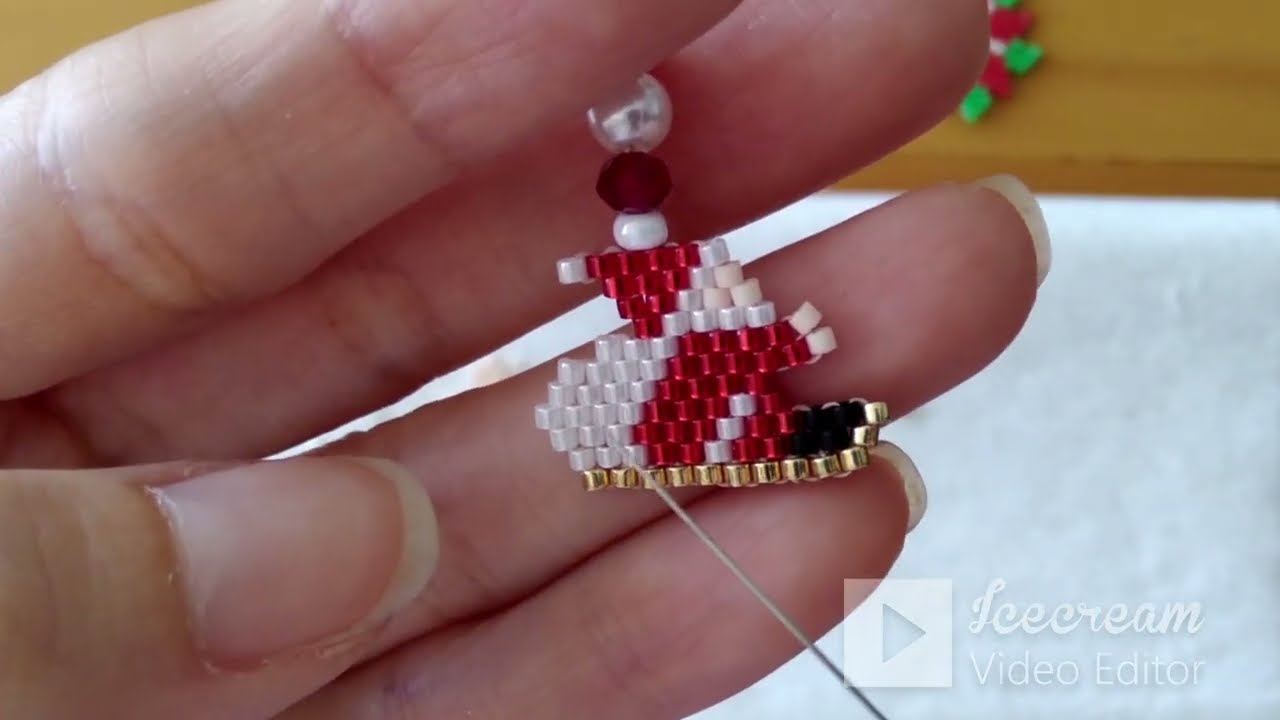 Como hacer Trineo de Papa Noel en miyuki