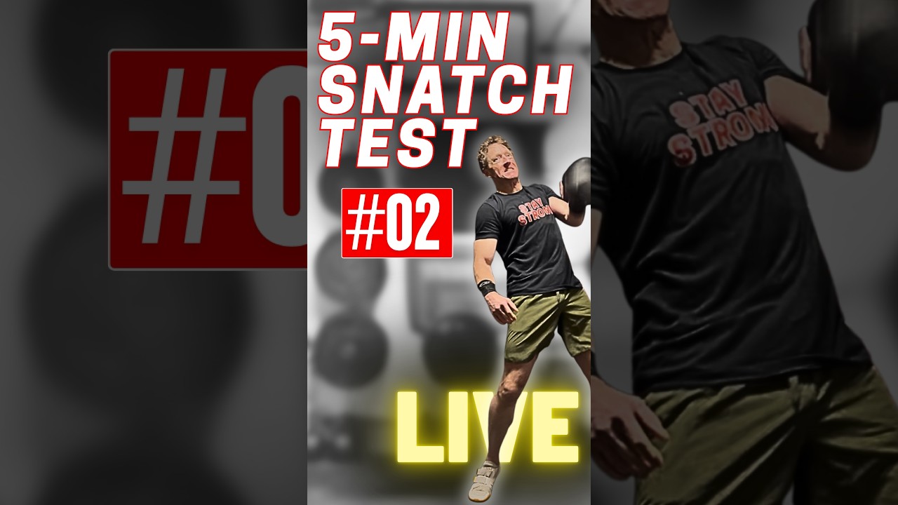 5-Minute Kettlebell Snatch Test #02 LIVE | Can You Beat Your Score?