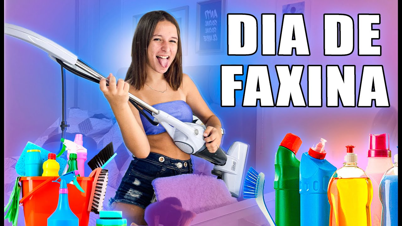 UM DIA DE FAXINA NO MEU QUARTO!
