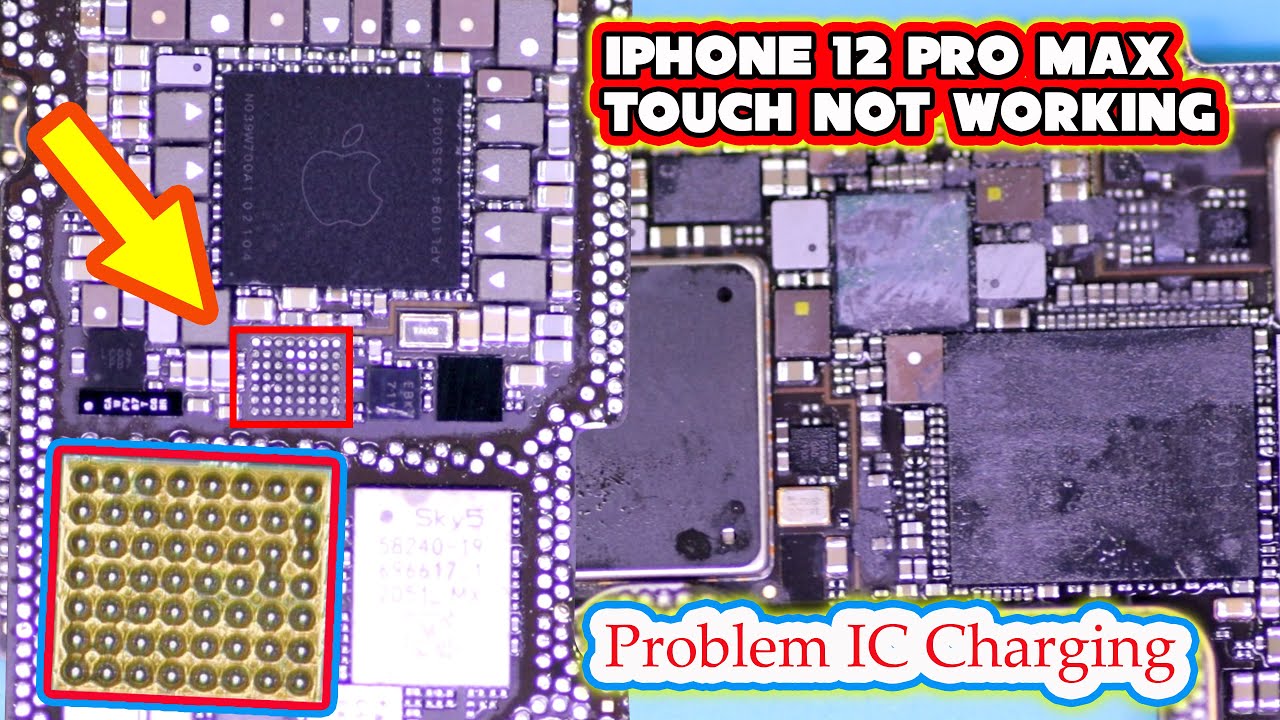 iPhone 12 Pro Max Touch Not Working Problem iC Charging