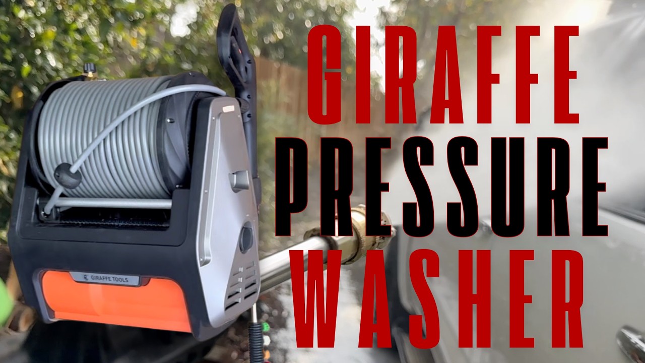 Обзор настенной мойки высокого давления: Grandfalls Retractable Pressure Washer Pro &mdash; Giraffe Tools