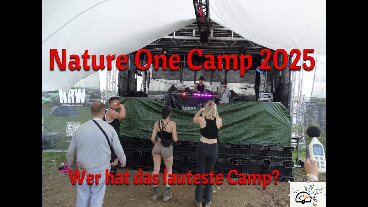 Rundgang über Nature One 2025 Camp - Wer hat das lauteste Soundsystem? Wir haben gemessen!