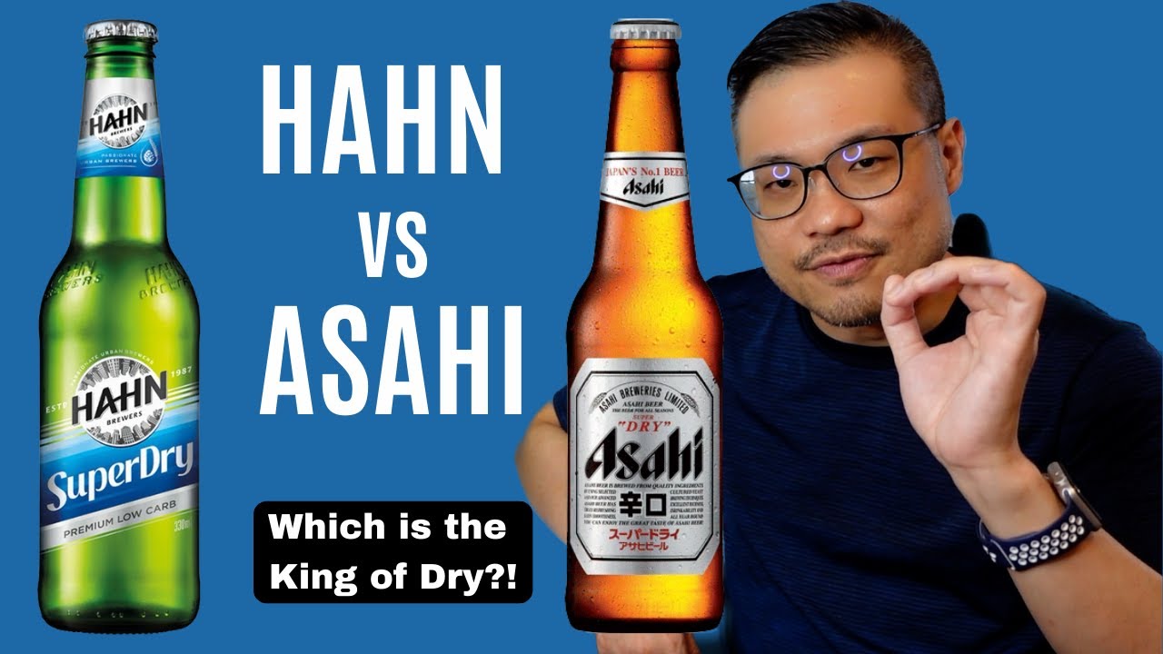 DRY BEER BATTLE! Which wins the title of BEST SUPERDRY beer, HAHN or ASAHI?