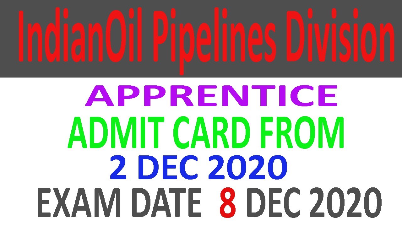 OICL APPRENTICE PIPELINE DIVISIONAL ADMIT CARD 2020