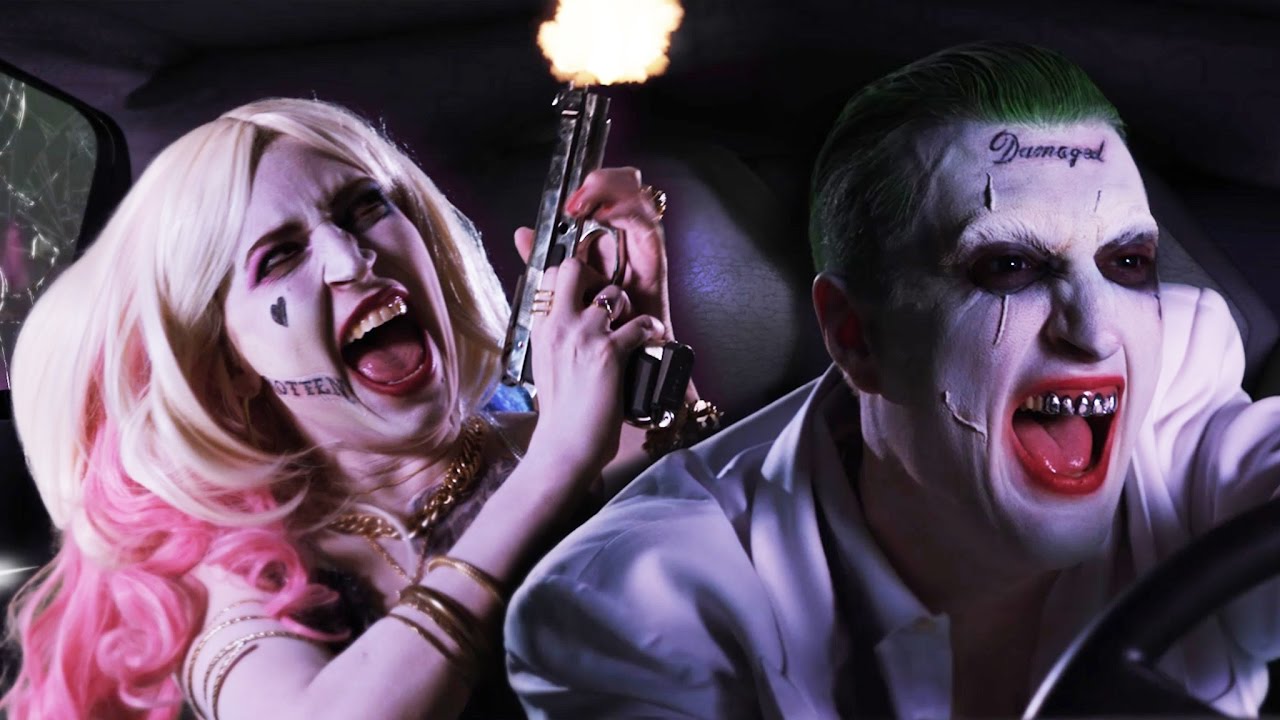 If HARLEY QUINN & JOKER Were a Normal Couple: Awkward Car Chase