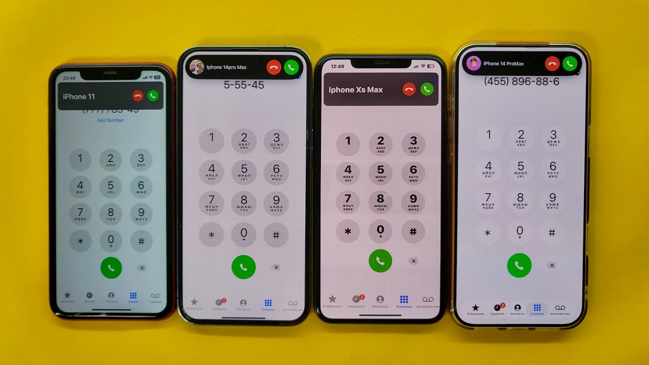 Incoming Call iPhone 11/ XS Max, 14 max, 17 Max Double all at the Same Time