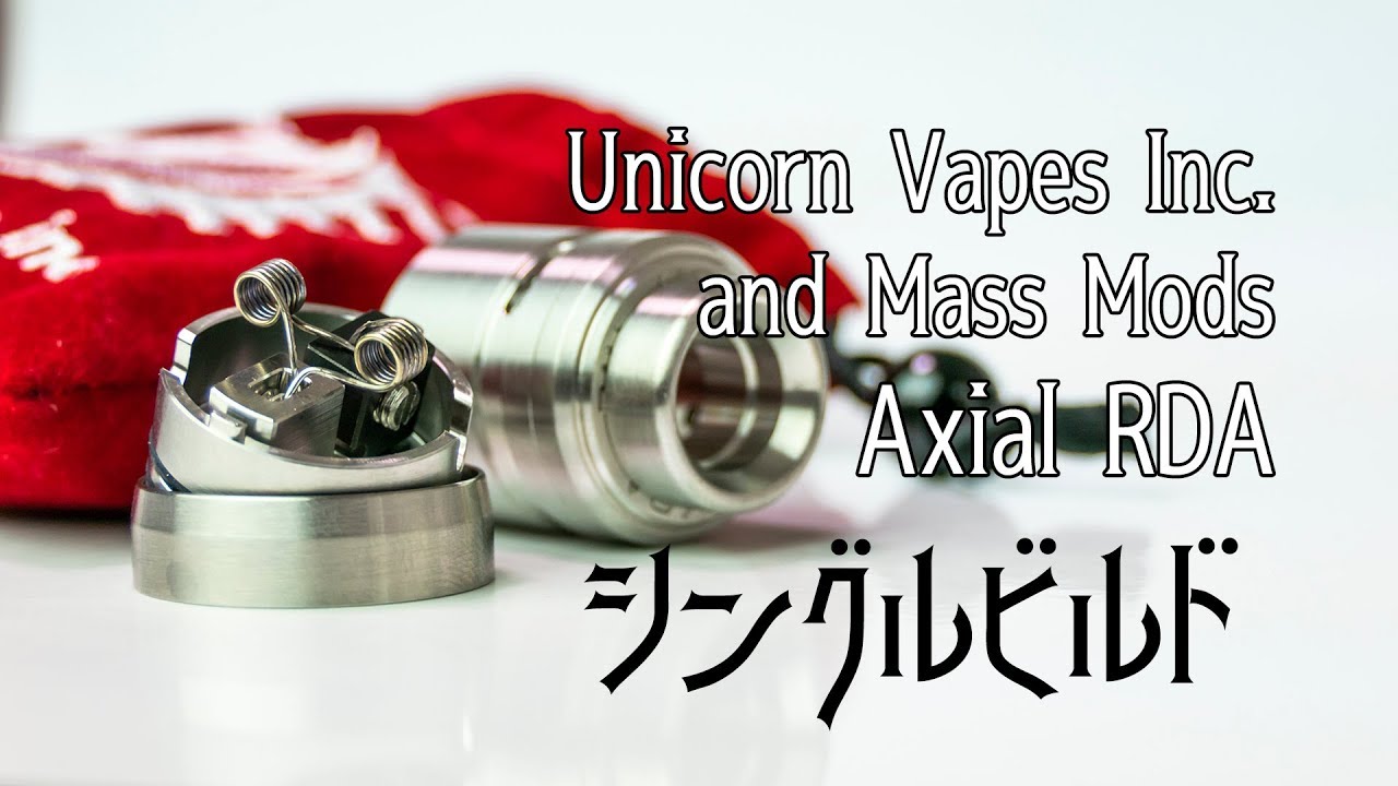 Axial RDA シングルビルド - M's Vape