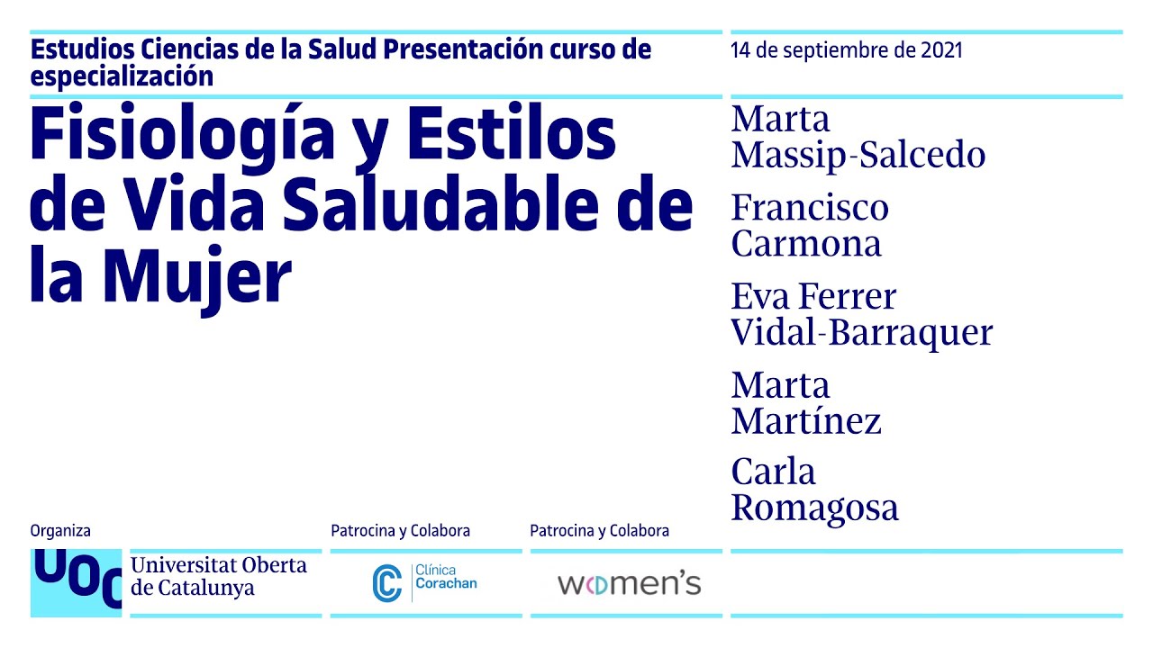 Fisiolog&iacute;a y Estilos de Vida Saludable de la Mujer | UOC