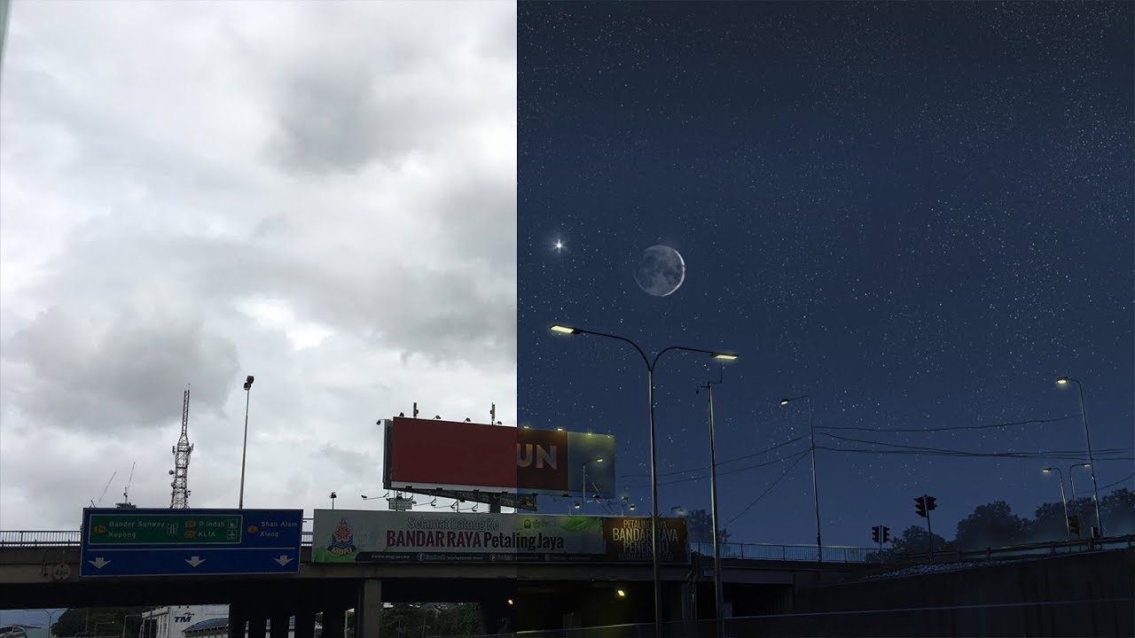 Photoshop Painting - Brightest Star in Night Sky