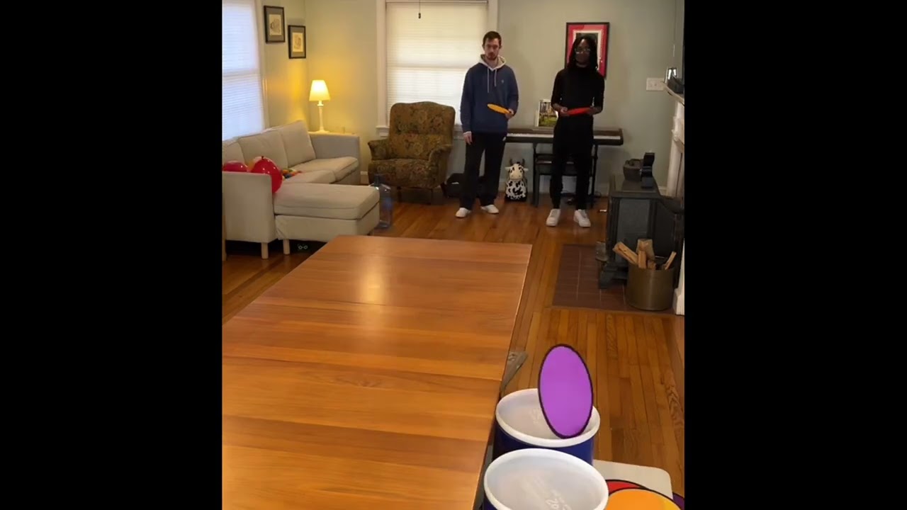 It’s a frisbee in a frisbee. It’s a frisfrisbee. #TrickShots #TrickShot