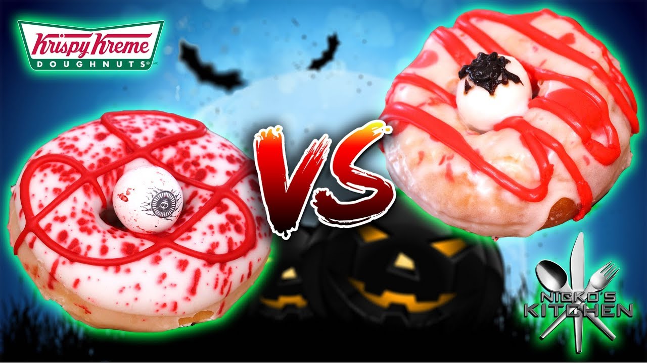Пончики KRISPY KREME против домашних 🍩 СТРАШНЫЕ факты о фастфуде! Выпуск на Хэллоуин 🎃
