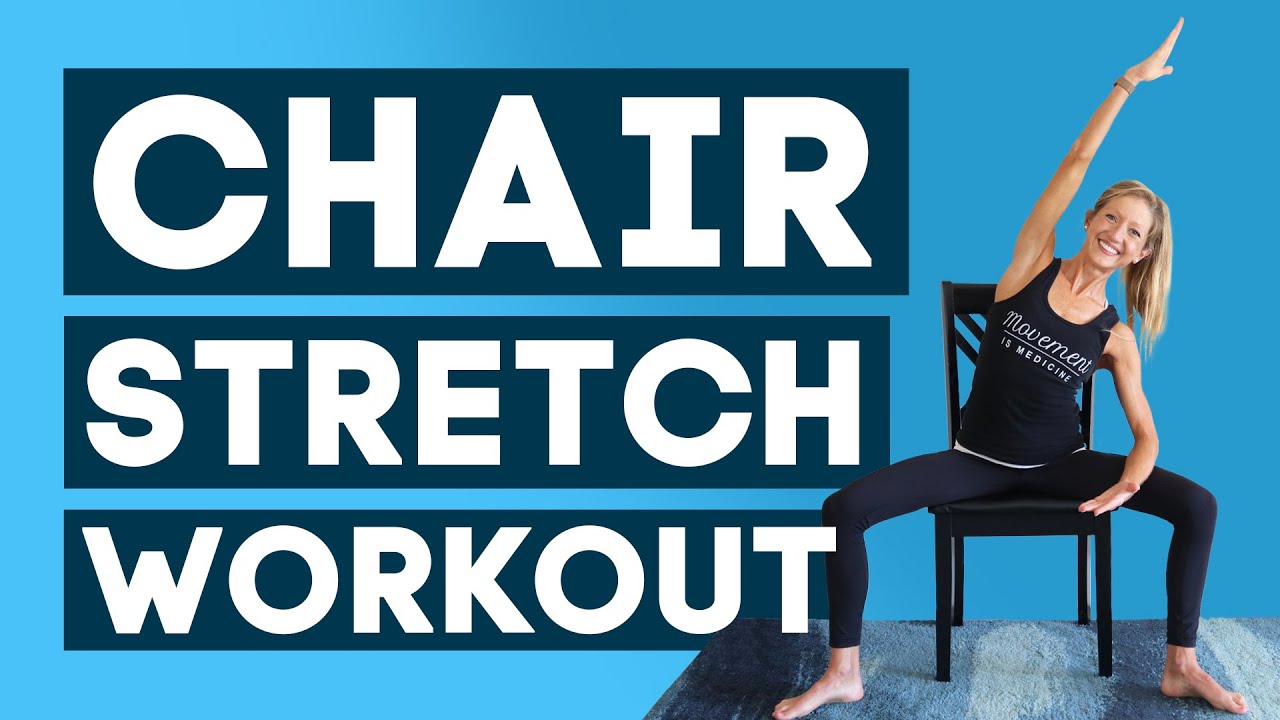 Chair Stretch Workout - Recovery, Mobility, Posture, Energy! (10 Minutes)