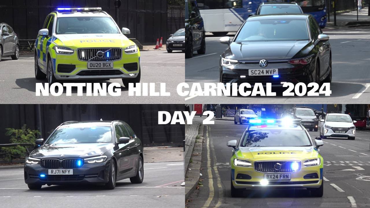 Day 2 of Notting Hill Carnival | Emergency services responding during Notting Hill Carnival 2024