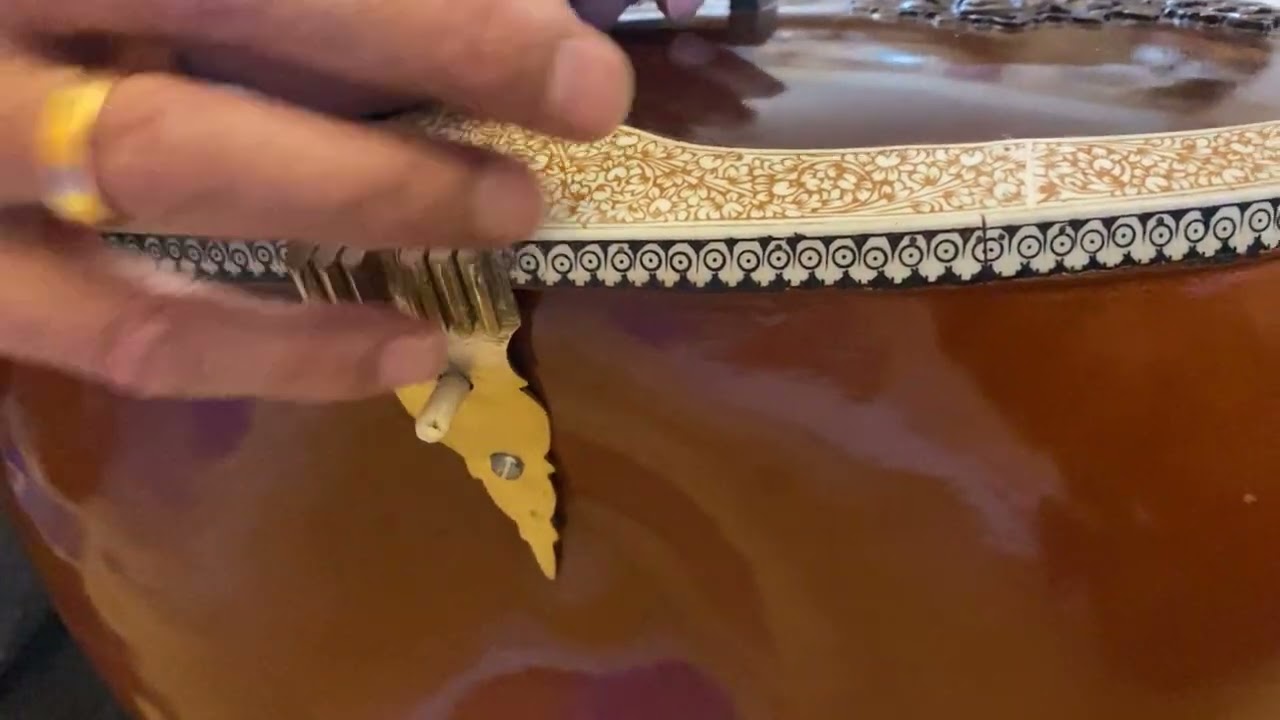 How to change a Indian Sitar string