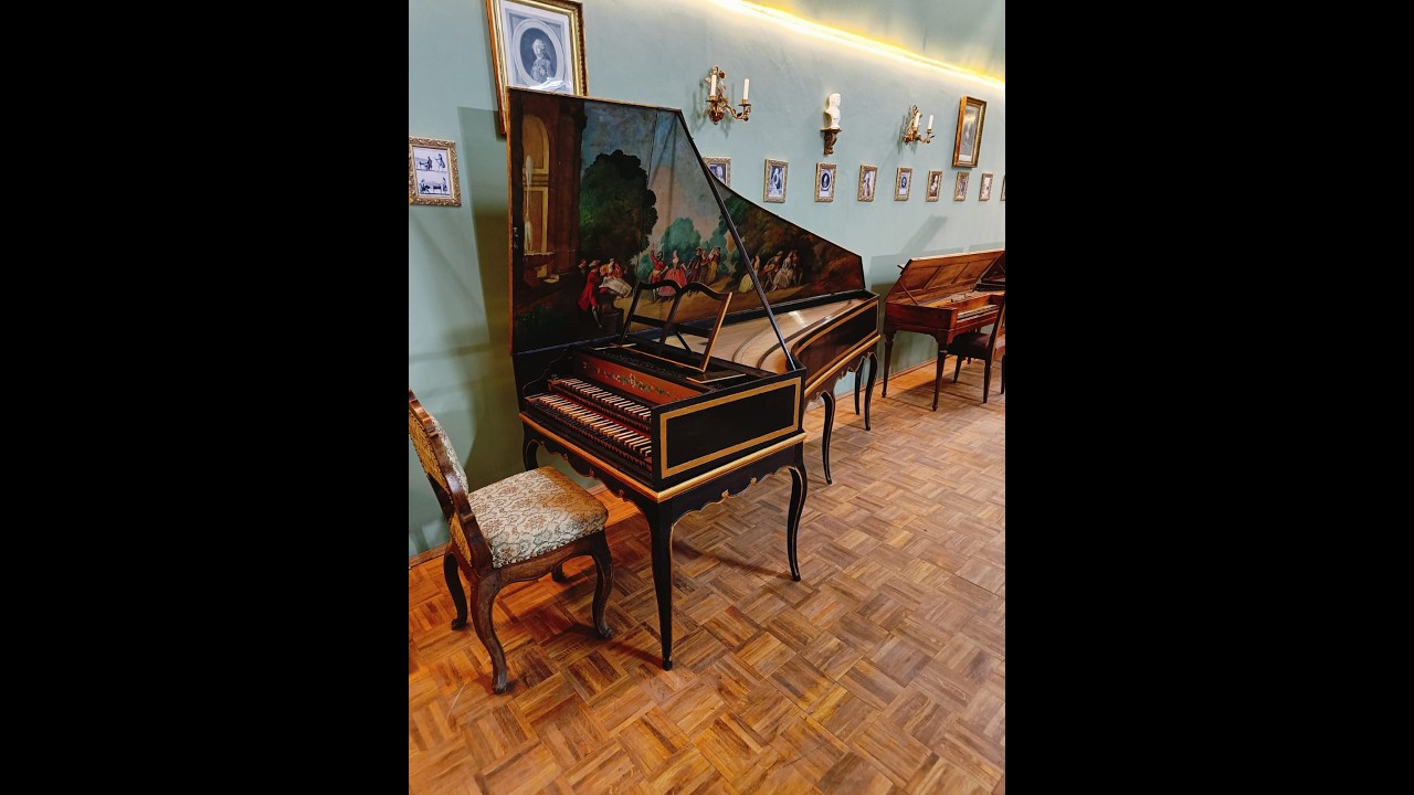 Simone Pierini plays Bach on an original Marinis Harpsichord restored by P Radbon