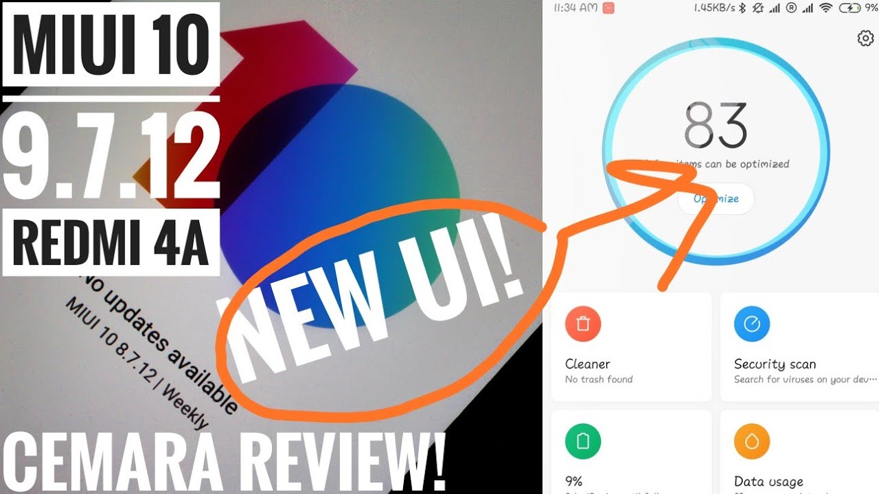 MIUI 10 8.7.12 Redmi 4A OFFICIAL Update | How to Install! | Camera Review!