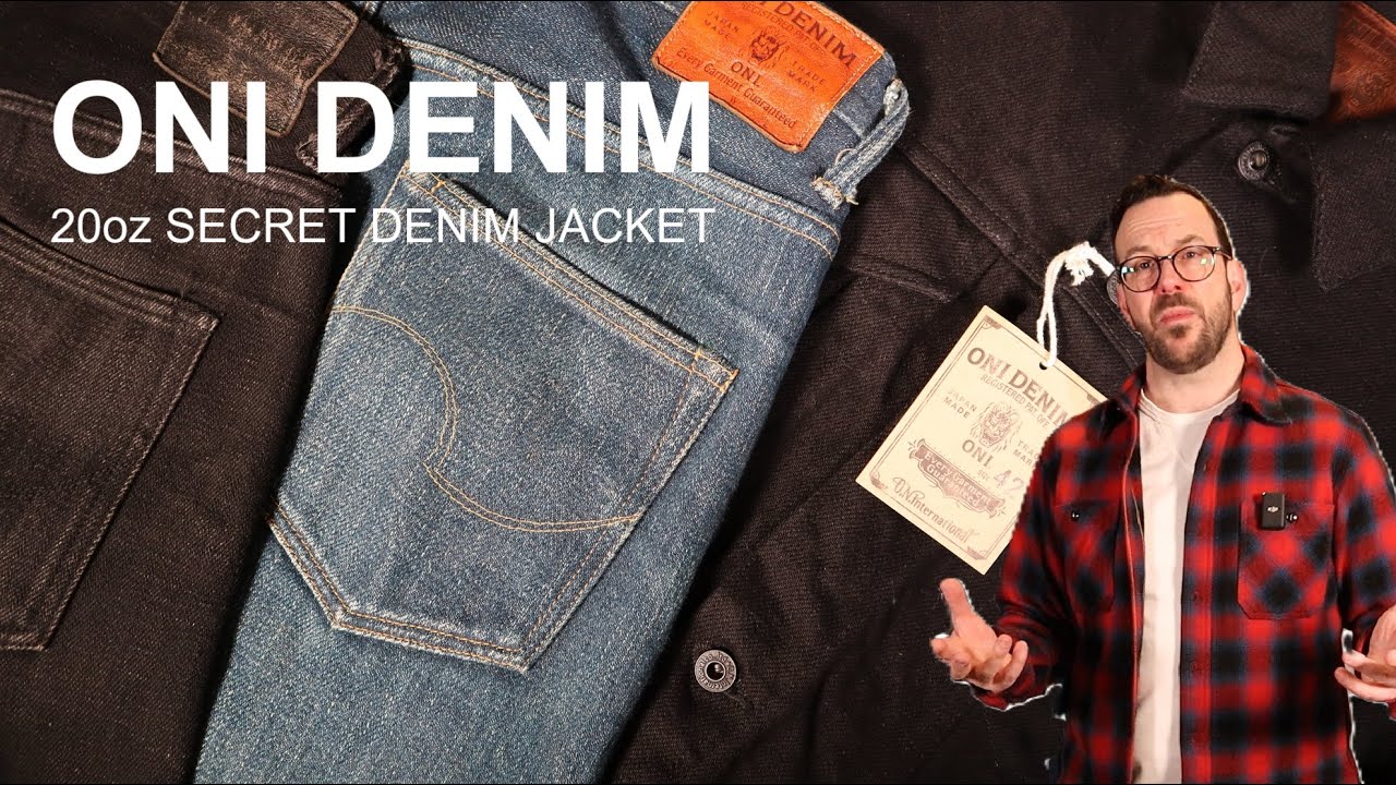 Fades Fades Fades: ONI 20oz Secret Denim Jacket Black x Black ONI 03527P-ZR-BKBK