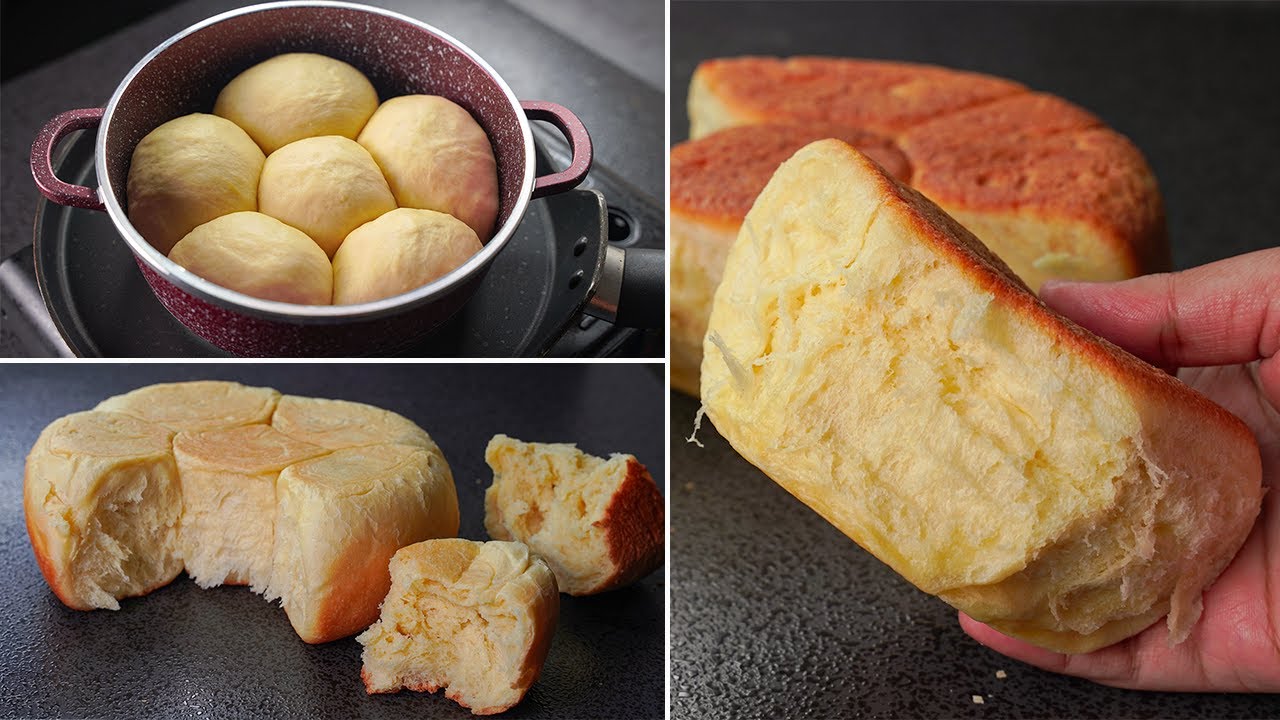 Super Soft Bread in Pan | Soft Spongy Milk Bread in Pan | Toasted