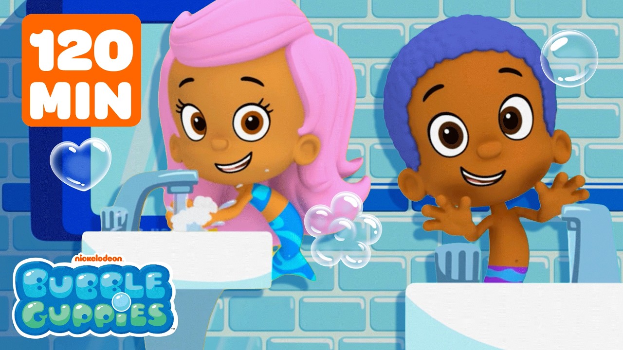 Healthy Habits with Molly and Goby | How to Wash Your Hands like a Pro! | Bubble Guppies