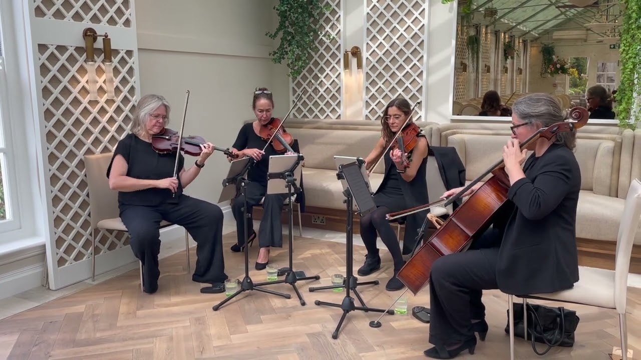 Stringendo String Quartet live at Chewton Glen