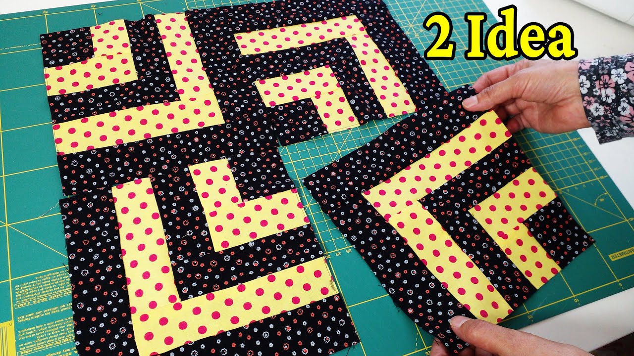 2 Amazing Easy Patchwork Ideas for Beginners | Easy sewing