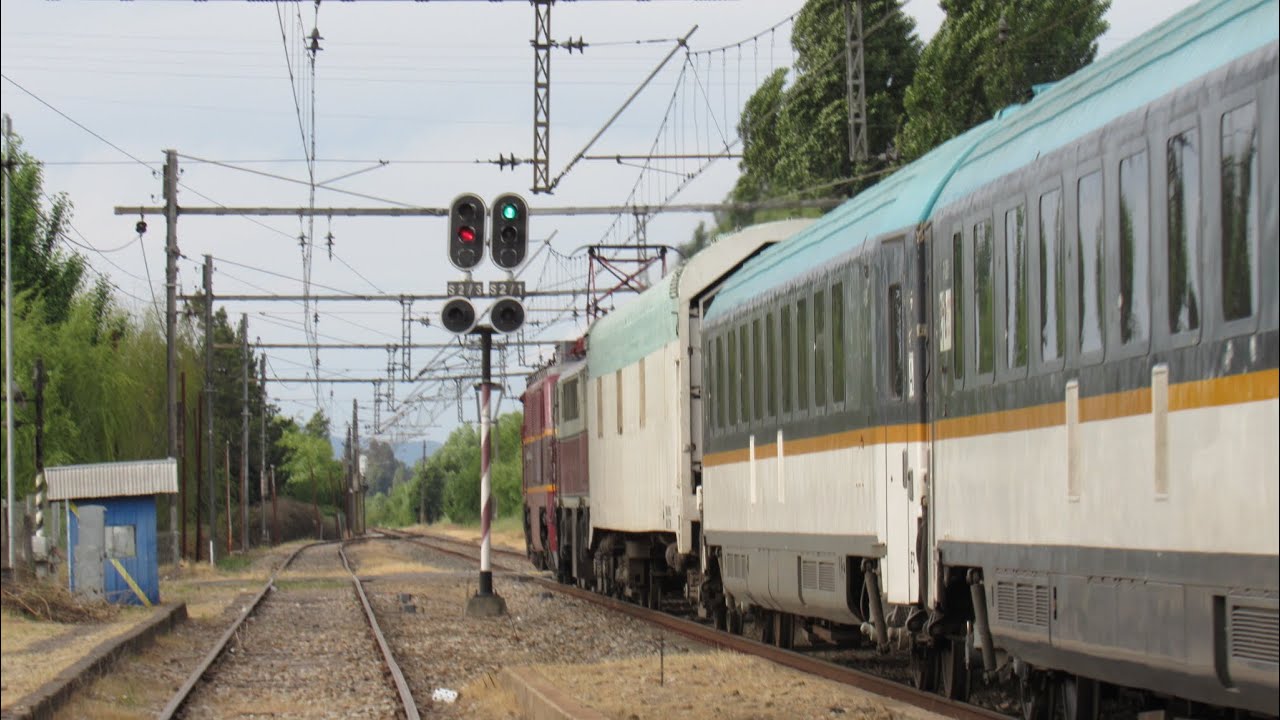 E-3020 con D16005 al mando del tren Temuco - Santiago