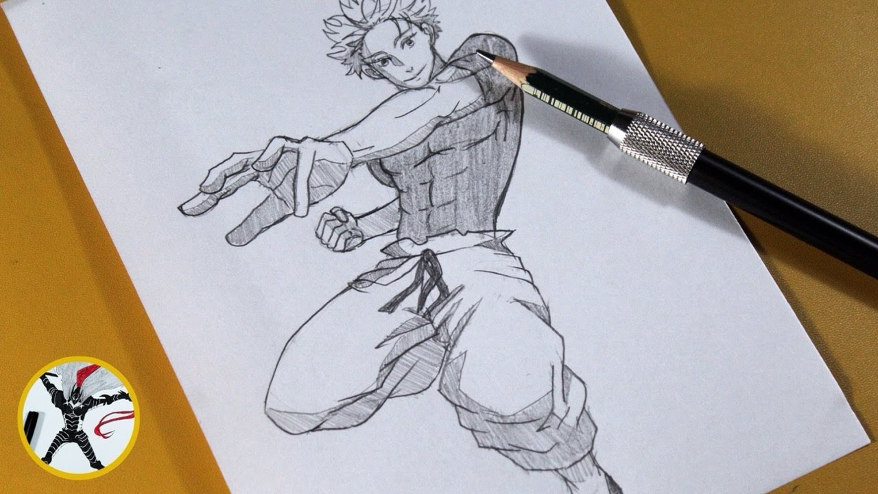 How to Draw Gojo Satoru Step by Step – Easy Full Body Anime Drawing Tutorial