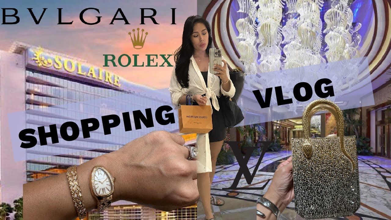 SOLAIRE MANILA LUXURY SHOPPING HAUL! LV & BULGARI UNBOXING & SEPHORA SAVINGS EVENT RECOMMENDATIONS