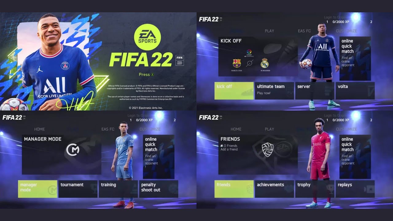 FIFA 22 Mobile Android Offline 1 GB New Menu Best Graphics