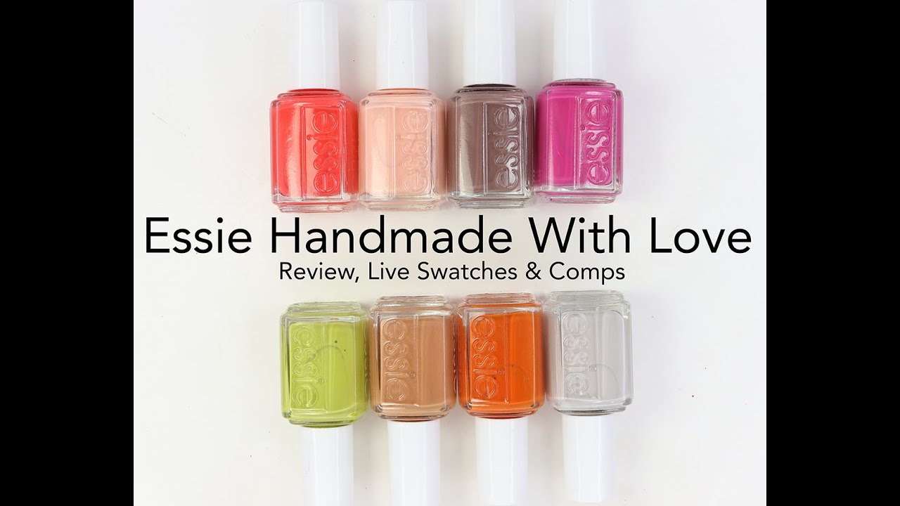 Коллекция Essie Handmade With Love 2022: обзор, живые образцы и сравнения