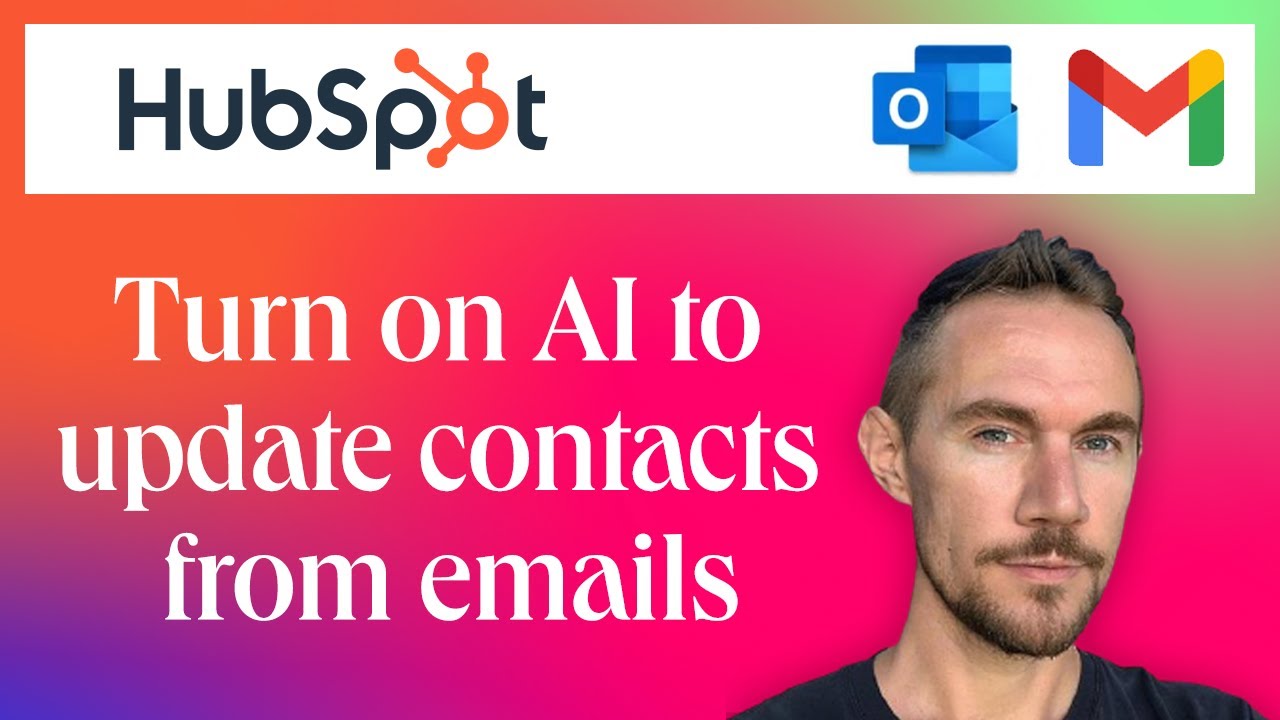 Turn on HubSpot AI to auto-update contacts from emails