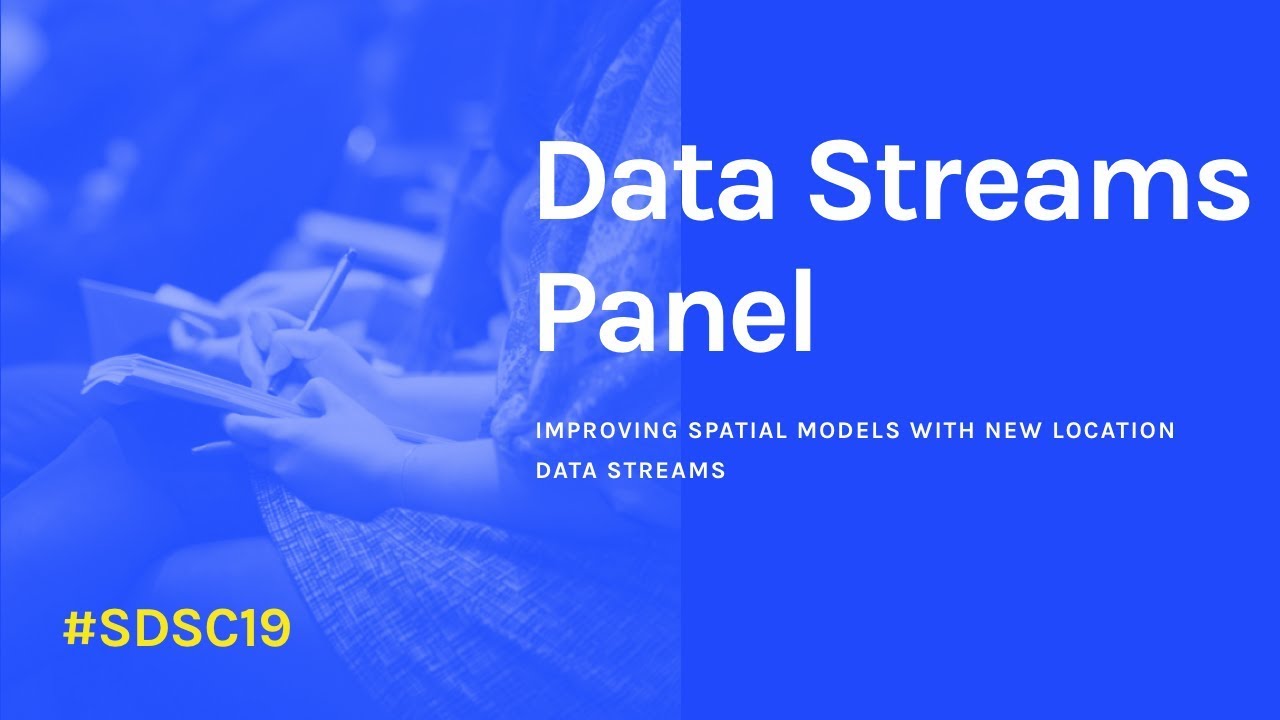 Improving Spatial Models with New Location Data Streams chaired by Javier P&eacute;rez Trufero