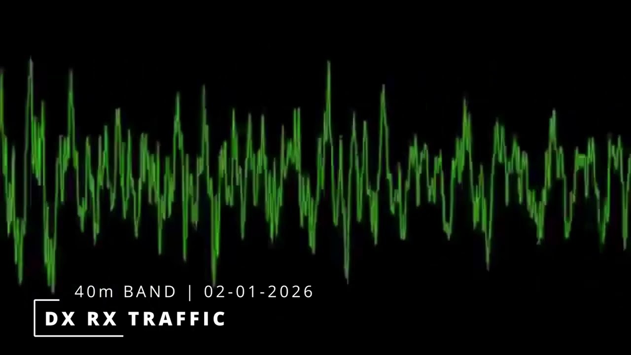 40m Band DX RX Traffic (02-01-2026)