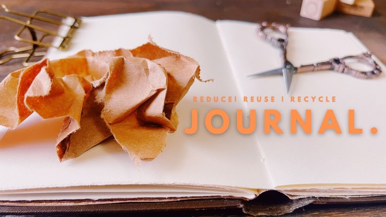 Journaling With Trash + Everyday Things