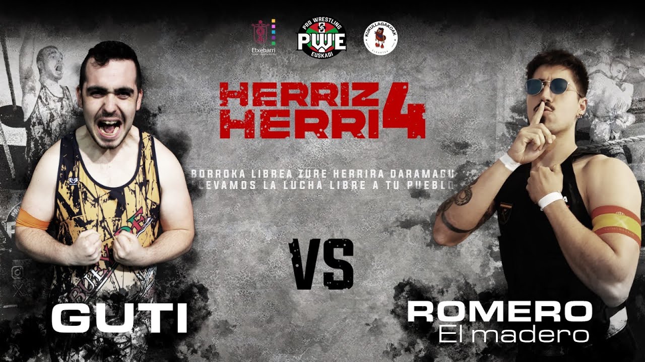 🚨[COMBATE]🚨Guti vs Romero el Madero l PWE Herriz Herri 4: Etxebarri