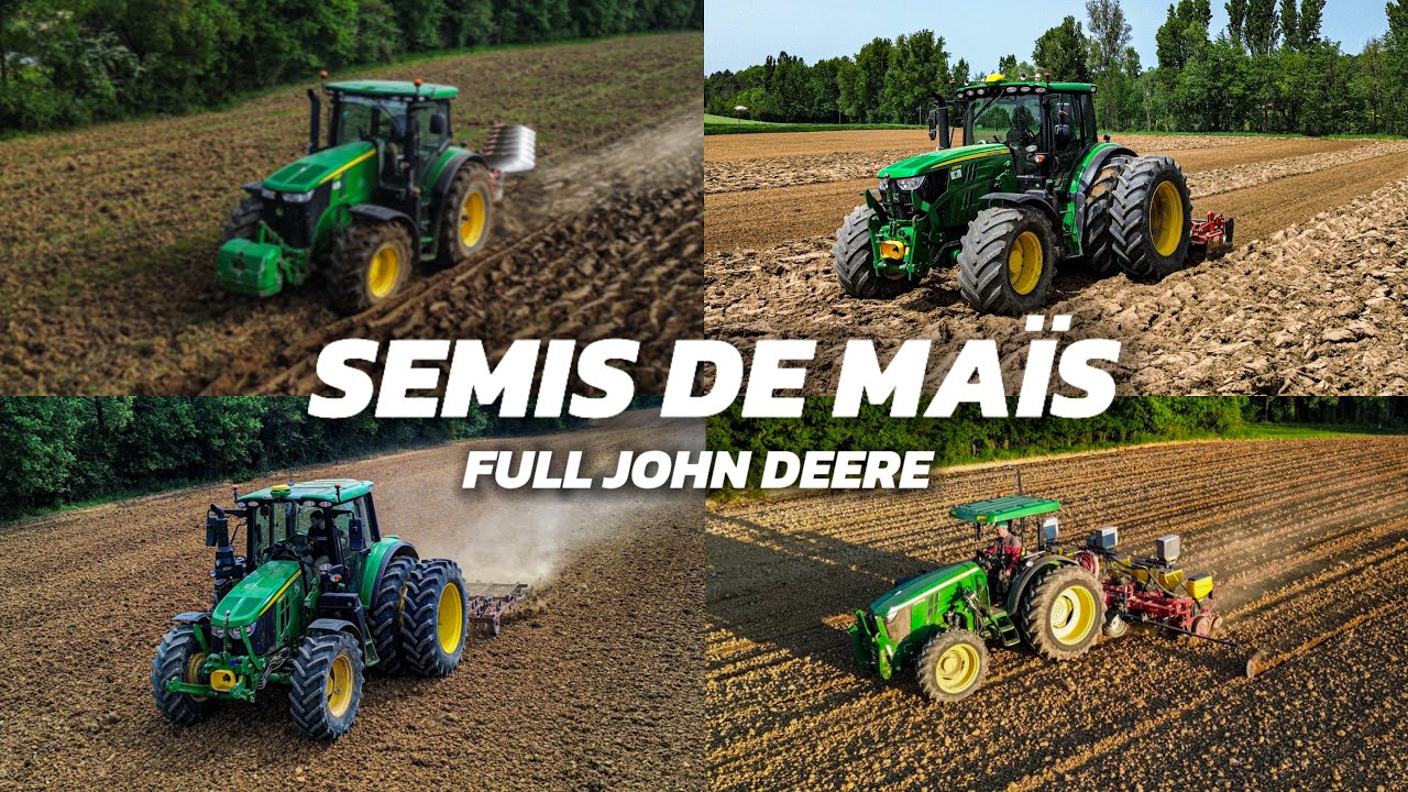 SEMIS DE MAÏS 2025 EN FULL JOHN DEERE 🦌🔰