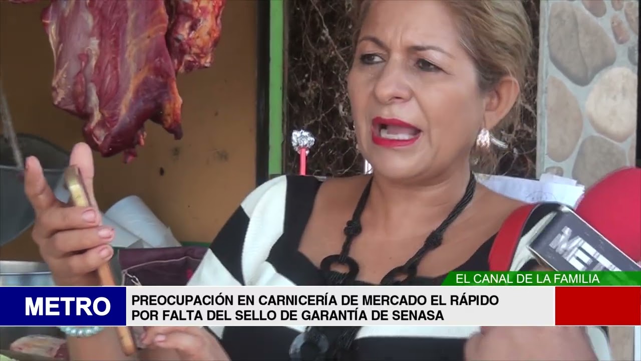 PREOCUPACIÓN EN CARNICERÍA DE MERCADO EL RÁPIDO POR FALTA DEL SELLO DE GARANTÍA DE SENASA