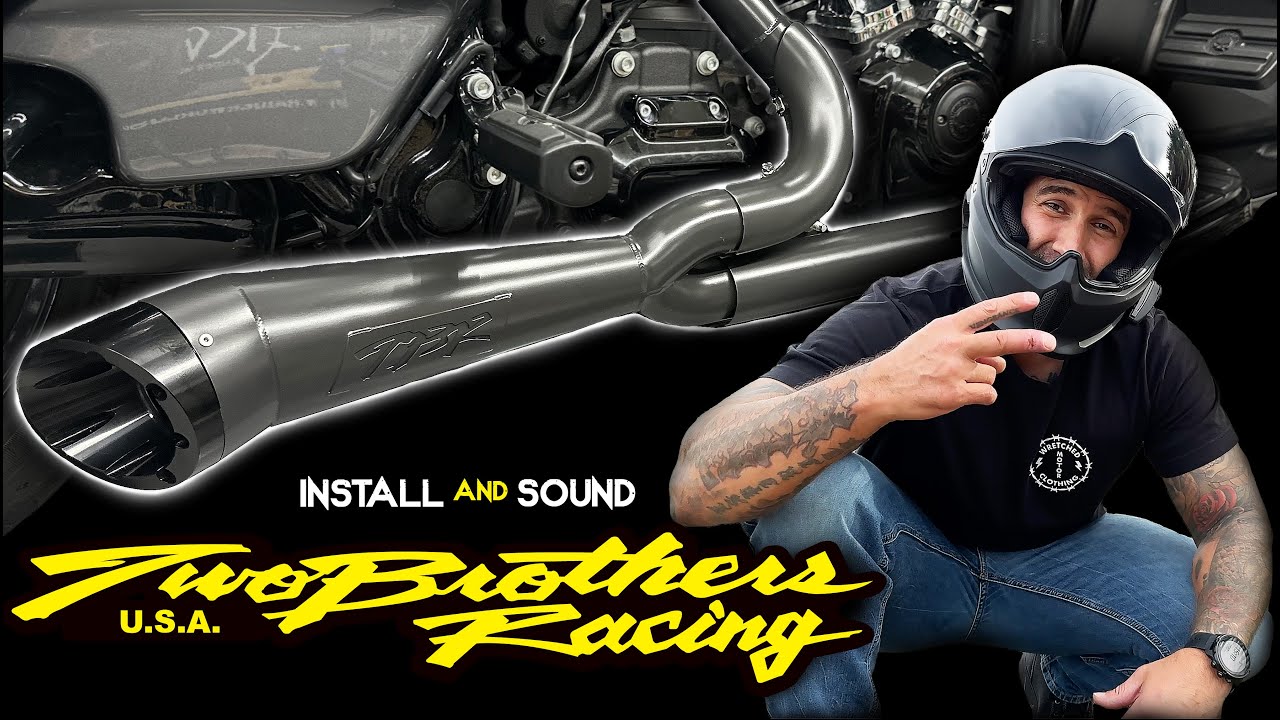 Установка TWO BROTHERS RACING 2-1 SHORTY для Harley Davidson M8