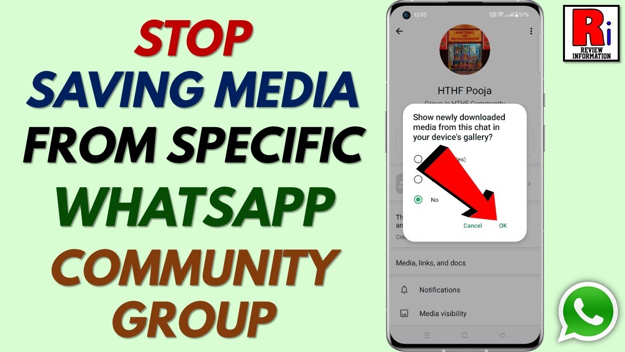 How to Stop Saving Media from Specific Community Group on WhatsApp