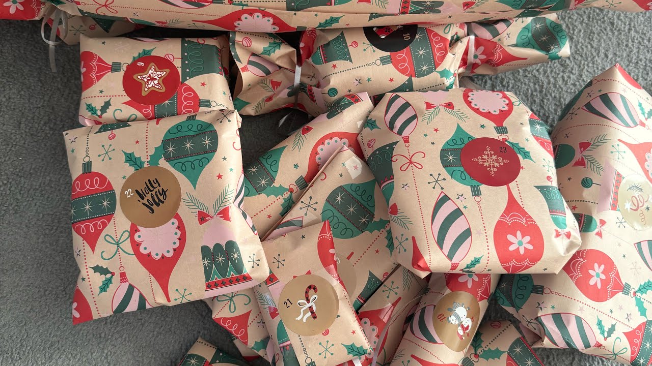 KALENDARZ ADWENTOWY  🎅 DIY 🧑‍🎄  POMYSŁ NA OKIENKA 🎅
