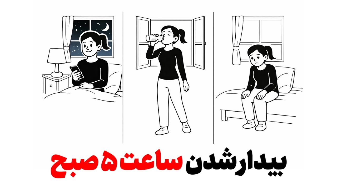 چطوری صبح زود بیدار بشیم؟😴(کسی بهت نمیگه)