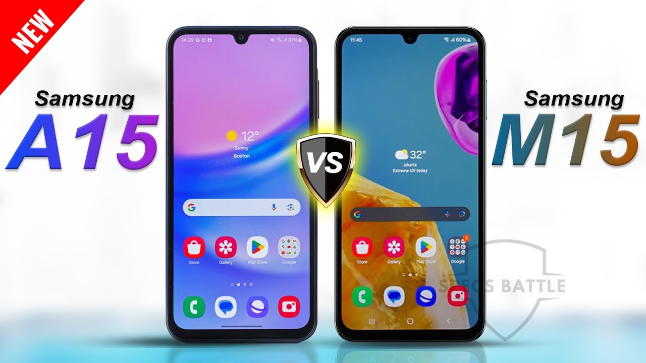 Samsung Galaxy A15 5G vs Samsung Galaxy M15 5G | FULL SPECS COMPARISON