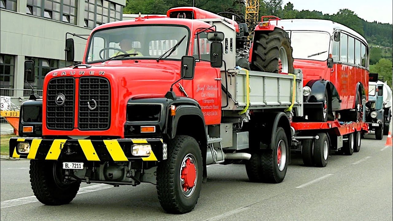 Old Saurer Trucks: Swiss Industrial History on Wheels - 37th Saurer Meet Sursee