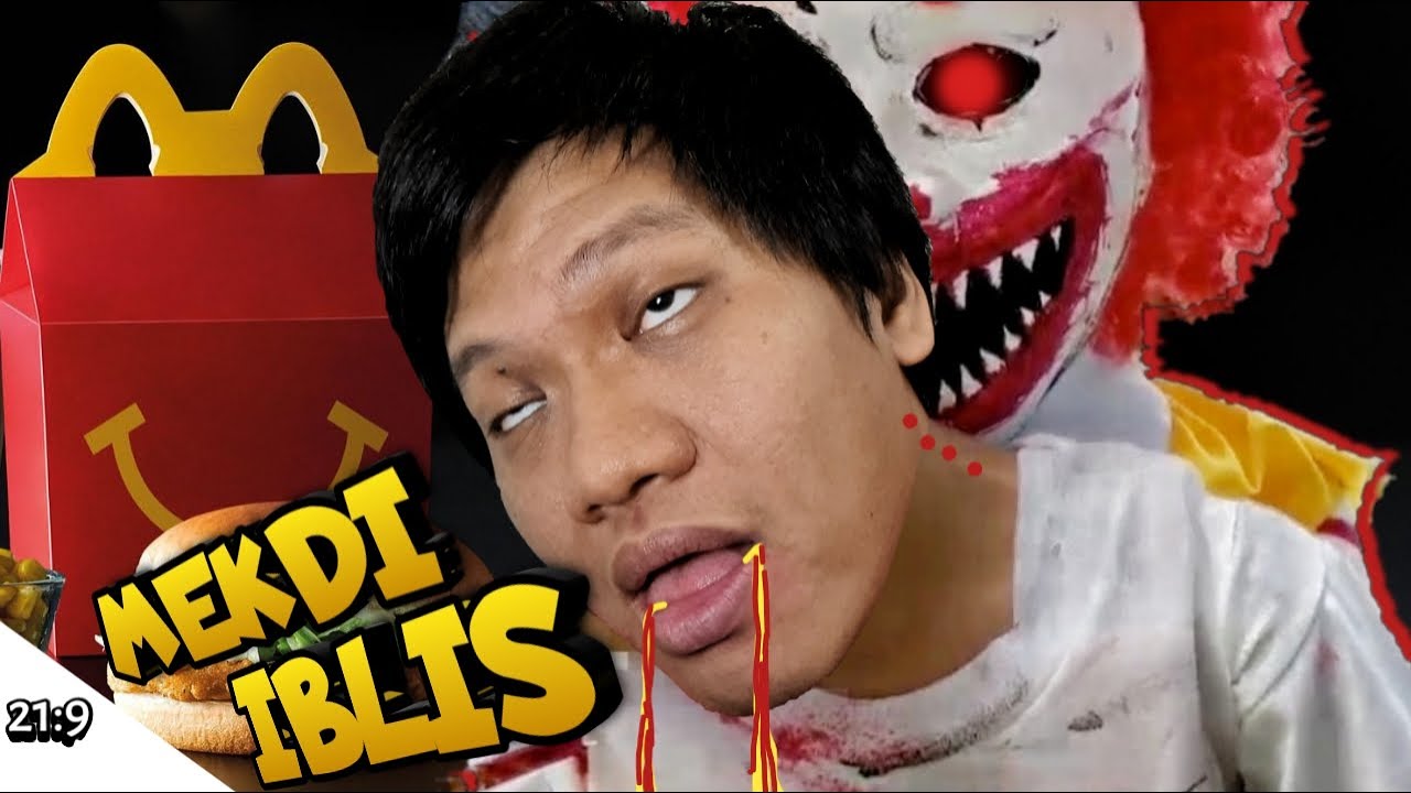 BADUT MC'DONALD INI LAGI KEHABISAN STOK DAGING!!! Ronald MCdonald [INDONESIA] ~Iyaiyayoo~!