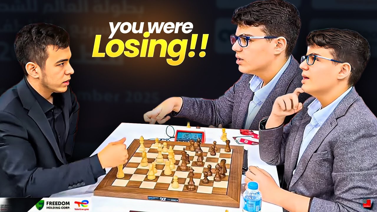 Did14-year-old Yagiz Kaan Erdogmus miss a win against Nodirbek Abdusattorov?