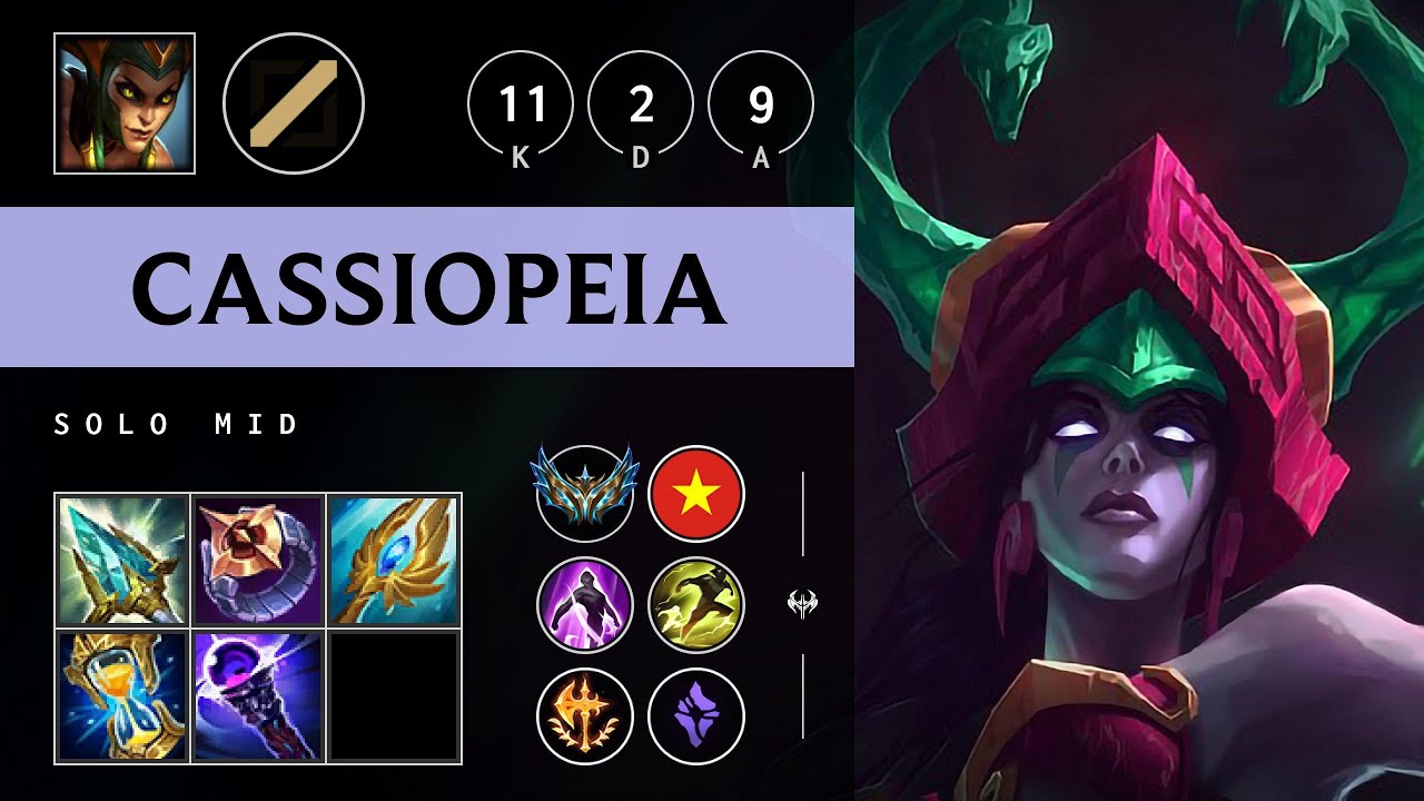 Cassiopeia Mid vs Ahri - VN Challenger Patch 25.20