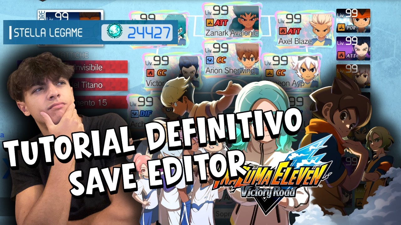 TUTORIAL DEFINITIVO SAVE EDITOR DI INAZUMA ELEVEN VICTORY ROAD