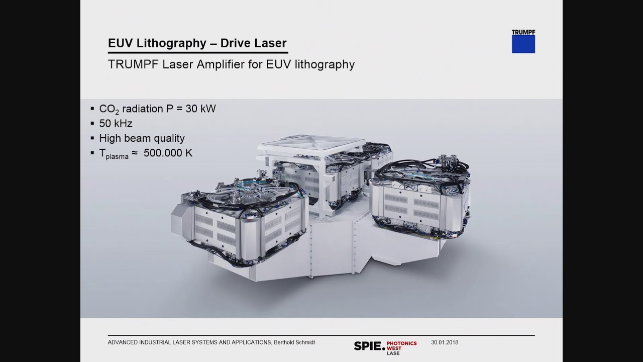 Berthold Schmidt: Advanced Industrial Laser Systems and Applications