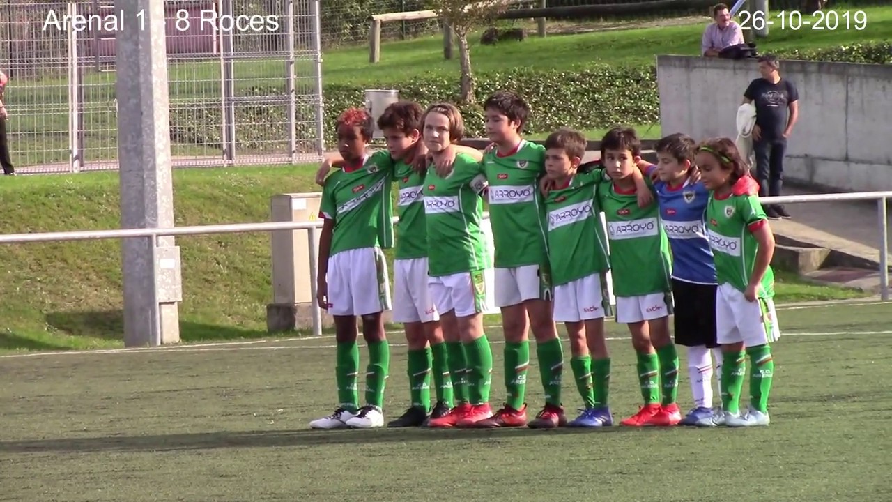 C.D. Arenal 1 - 8 TSK Roces de 3ª Alevín-Grupo 1 (2019-2020)