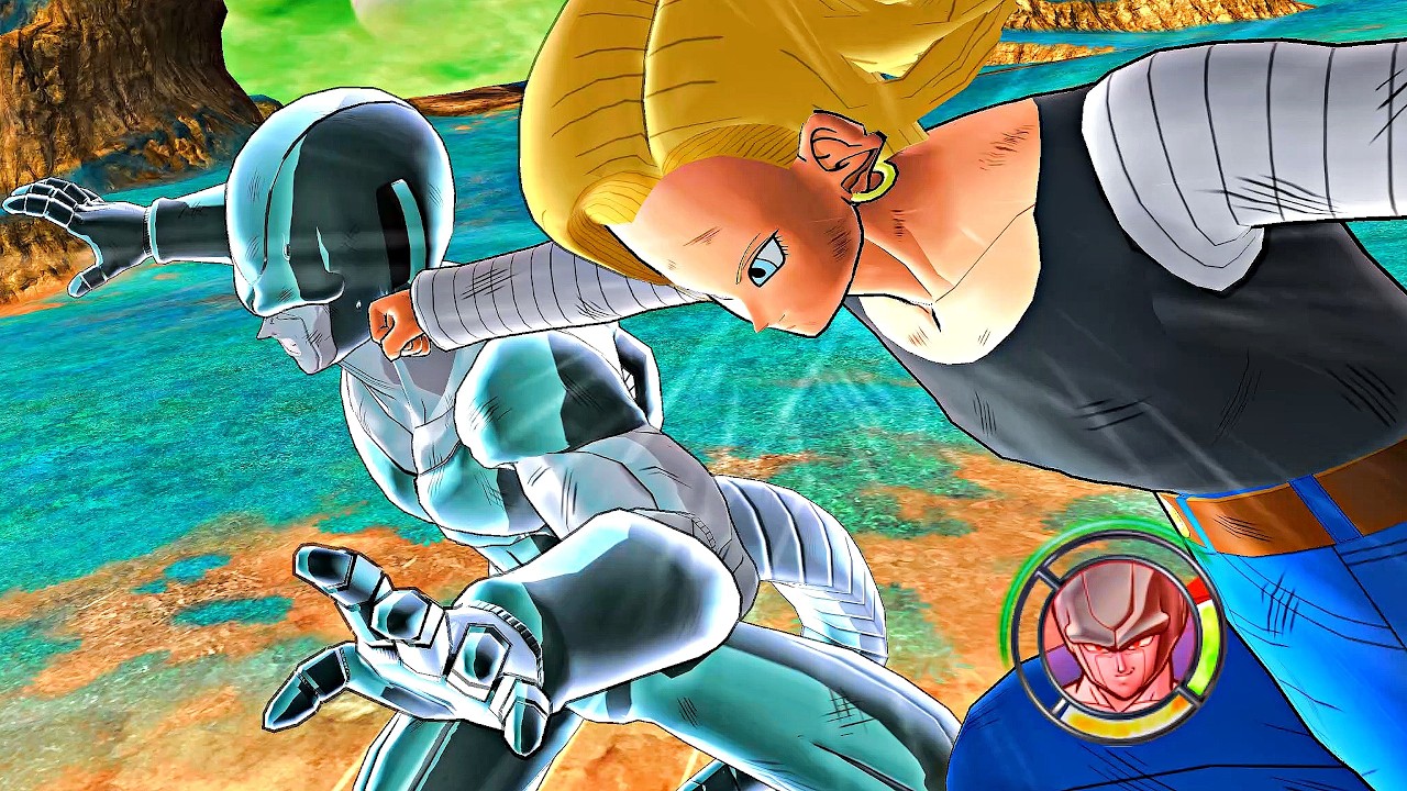 DRAGON BALL: Raging Blast 2 - ANDROID 18 vs. Mecha FRIEZA & Metal COOLER [Requested] #dragonballz